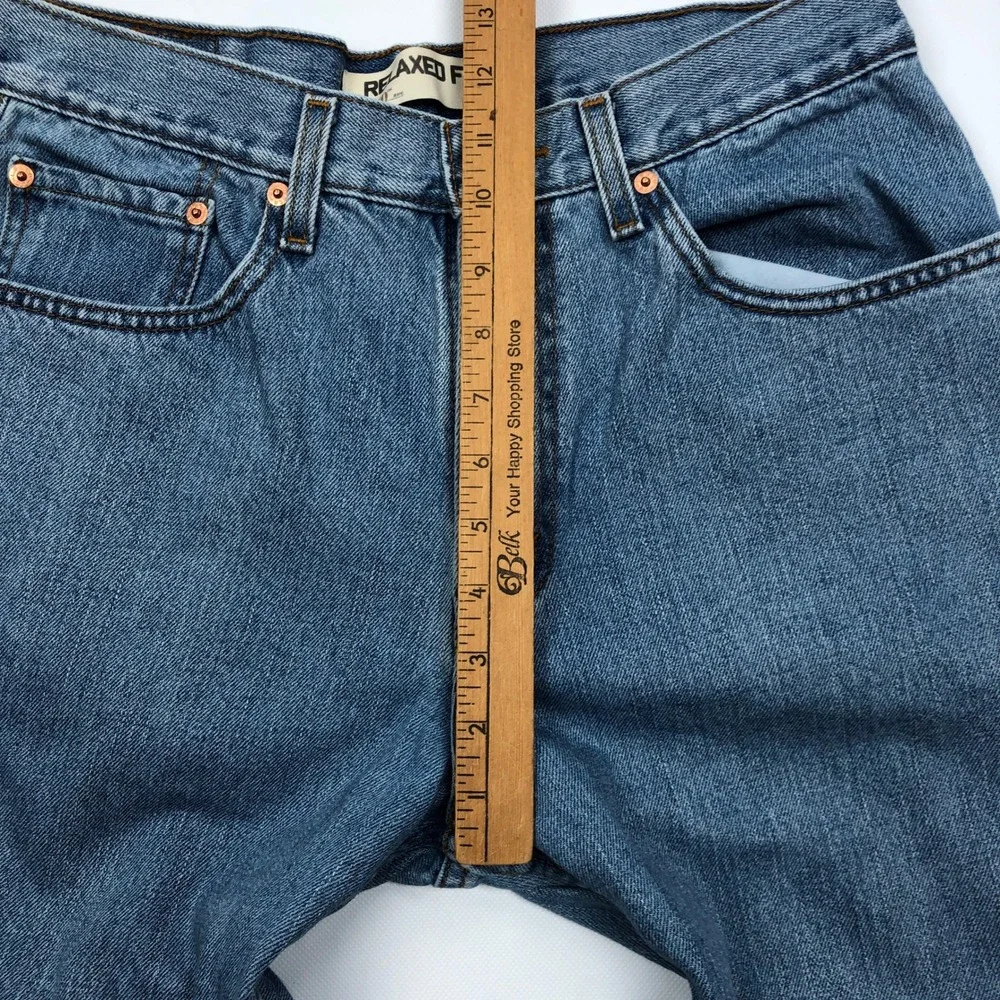 Vintage Levis 550 Relaxed Jeans Mens Fits 30x30 Medium Wash Blue Denim Y2K